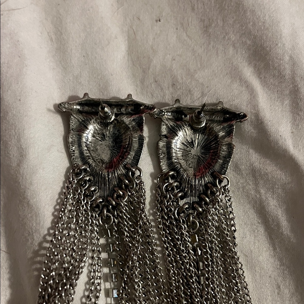 Idyllwind Silver Star and Fringe Western Earrings Set - Picture 6 of 9